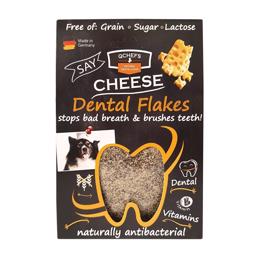 Qchefs Dental Cheese Flakes Pulver Til Hundens Mundhygiejne